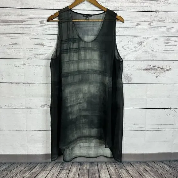 Eileen Fisher Tops Eileen Fisher Silk Tunic Womens Medium Gray